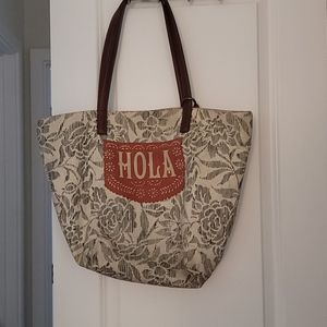 Lucky brand hola beach tote